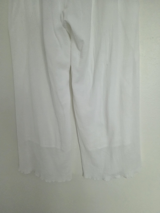 Soft Surroundings White Wisteria Gauze Pants - Picture 6 of 6